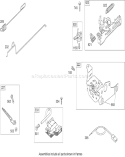Governor Assembly Diagram and Parts List for 20067 270000001-270999999 - 2007 Toro Lawn Mower