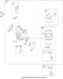 Carburetor Assembly Diagram and Parts List for 20065 270000001-270999999 - 2007 Toro Lawn Mower