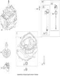 Crankcase Assembly Diagram and Parts List for 20065 270000001-270999999 - 2007 Toro Lawn Mower