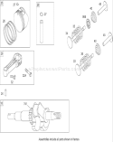 Crankshaft Assembly Diagram and Parts List for 20067 270000001-270999999 - 2007 Toro Lawn Mower