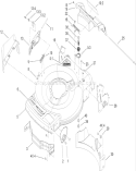Deck, Side Chute and Rear Door Assembly Diagram and Parts List for 20067 270000001-270999999 - 2007 Toro Lawn Mower