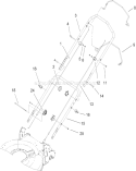 Handle Assembly Diagram and Parts List for 20071 270000001-270999999 - 2007 Toro Lawn Mower