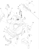 Deck, Side Chute and Rear Door Assembly Diagram and Parts List for 20072 270000001-270999999 - 2007 Toro Lawn Mower