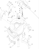 Deck, Side Chute and Rear Door Assembly Diagram and Parts List for 20073 270000001-270999999 - 2007 Toro Lawn Mower