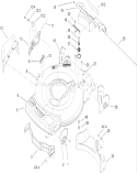 Deck, Side Chute and Rear Door Assembly Diagram and Parts List for 20075 270000001-270999999 - 2007 Toro Lawn Mower