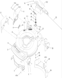 Deck, Side Chute and Rear Door Assembly Diagram and Parts List for 20076 270000001-270999999 - 2007 Toro Lawn Mower