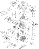 Engine Assembly Diagram and Parts List for 20070 260000001-260999999 - 2006 Toro Lawn Mower