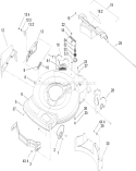 Deck, Side Chute and Rear Door Assembly Diagram and Parts List for 20086 280011042-280999999 - 2008 Toro Lawn Mower