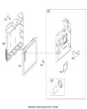 Air Cleaner Assembly Diagram and Parts List for 20089 280000001-280999999 - 2008 Toro Lawn Mower