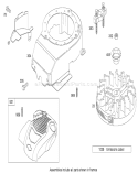 Blower Housing Assembly Diagram and Parts List for 20089 280000001-280999999 - 2008 Toro Lawn Mower