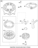Starter Assembly Diagram and Parts List for 20090C 290000001-290999999 - 2009 Toro Lawn Mower