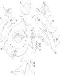 Part Location Diagram of 115-2856 Toro Rear Door Asm