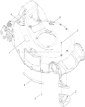 Housing Assembly Diagram and Parts List for 20090 290000001-290999999 - 2009 Toro Lawn Mower