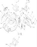 Housing Assembly Diagram and Parts List for 20092C 280000001-280999999 - 2008 Toro Lawn Mower