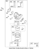 Carburetor Assembly Diagram and Parts List for 20092C 280000001-280999999 - 2008 Toro Lawn Mower