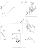 Governor Assembly Diagram and Parts List for 20092 280000001-280999999 - 2008 Toro Lawn Mower