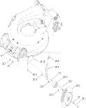 Front Wheel Assembly Diagram and Parts List for 20093C 290000001-290999999 - 2009 Toro Lawn Mower