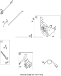 Governor Assembly Diagram and Parts List for 20093 280000001-280999999 - 2008 Toro Lawn Mower