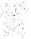 Deck, Side Chute and Rear Door Assembly Diagram and Parts List for 20094 270000001-270999999 - 2007 Toro Lawn Mower