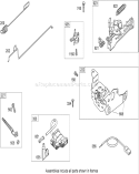 Governor Assembly Diagram and Parts List for 20095C 280000001-280999999 - 2008 Toro Lawn Mower