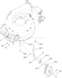 Front Wheel and Height-of-Cut Assembly Diagram and Parts List for 20092C 290000001-290999999 - 2009 Toro Lawn Mower