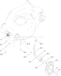 Front Wheel and Height-of-Cut Assembly Diagram and Parts List for 20095 310000001-310004268 - 2010 Toro Lawn Mower