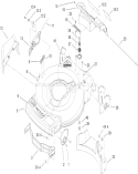 Deck, Side Chute and Rear Door Assembly Diagram and Parts List for 20096 270000001-270999999 - 2007 Toro Lawn Mower