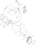 Height-of-Cut Assembly Diagram and Parts List for 20099 310000001-310000309 - 2010 Toro Lawn Mower