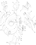 Housing Assembly Diagram and Parts List for 20099 310000001-310000309 - 2010 Toro Lawn Mower