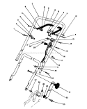 Part Location Diagram of 76-4334 Toro Brake Cable