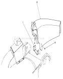 Side Discharge Diagram and Parts List for 20101 1000001-1999999 - 1991 Toro Lawn Mower