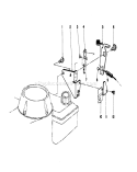 Brake Assembly Diagram and Parts List for 20103 1000001-1999999 - 1991 Toro Lawn Mower