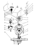 Blade Brake Clutch Assembly Diagram and Parts List for 20107 2000001-2999999 - 1992 Toro Lawn Mower