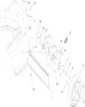 Rear Axle Assembly Diagram and Parts List for 20064 280000001-280070155 - 2008 Toro Lawn Mower