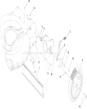 Rear Axle Assembly Diagram and Parts List for 20065 280072442-280999999 - 2008 Toro Lawn Mower