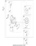 Carburetor Assembly Diagram and Parts List for 20065 280072442-280999999 - 2008 Toro Lawn Mower