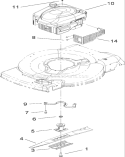 Engine and Blade Assembly Diagram and Parts List for 20111 290000001-290999999 - 2009 Toro Lawn Mower