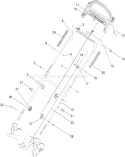 Part Location Diagram of 115-8437 Toro Cable-brake