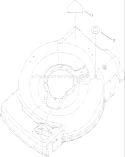 Housing Assembly Diagram and Parts List for 20066 280000001-280999999 - 2008 Toro Lawn Mower