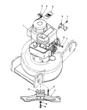 Engine Assembly Diagram and Parts List for 20180 2000001-2999999 - 1992 Toro Lawn Mower