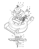 Engine Assembly Diagram and Parts List for 20181 3900001-3999999 - 1993 Toro Lawn Mower