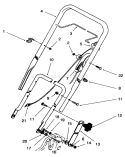 Part Location Diagram of 92-3128 Toro Brake Cable