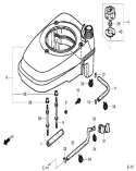 Fan Cover and Fuel Tank Diagram and Parts List for 20194 290000001-290999999 - 2009 Toro Lawn Mower