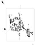 Recoil Starter Diagram and Parts List for 20194 290000001-290999999 - 2009 Toro Lawn Mower