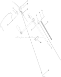 Switch Assembly Diagram and Parts List for 20197 310000001-310999999 - 2010 Toro Lawn Mower