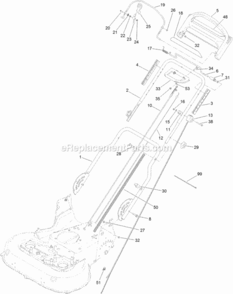 Part Location Diagram of 125-2545 Toro Clip-Conduit