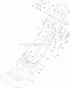 Part Location Diagram of 117-0070 Toro Harness-Wire