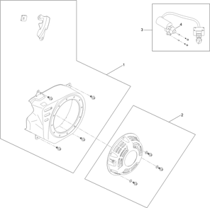 Engine Assembly No. 3 Diagram and Parts List for 38568 407000000 - 999999999 Toro Snow Blower
