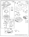 Page E Diagram and Parts List for 20210 1000001-1999999 - 1991 Toro Lawn Mower
