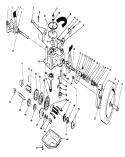 Gear Case Assembly Diagram and Parts List for 20210 1000001-1999999 - 1991 Toro Lawn Mower
